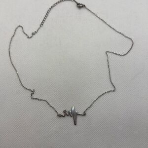 Brand New!! Heartbeat/EKG with heart rhythm necklack
